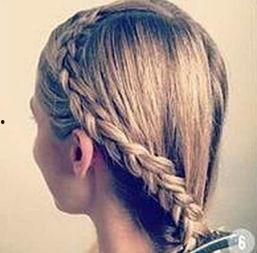 简单心形头发编法视频,打造浪漫心形发型